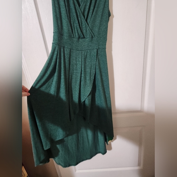 HALARA Green High Low Dress Small - Picture 3 of 5
